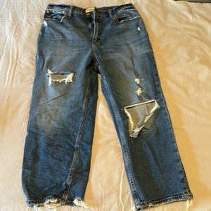 Abercrombie Curve Love Straight Jeans